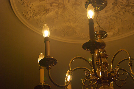 18th Century Style Brass Chandelier