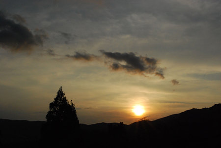 夕方