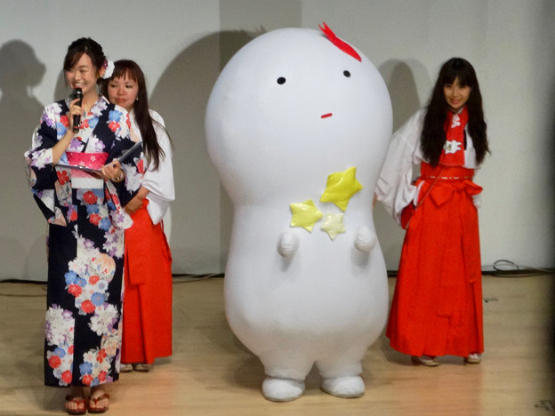 安城七夕まつり 2017 No - 109ご当地アイドル・キャラクター・フェスティバル(「きーぼー」と、安城七夕親善大使の方々?)