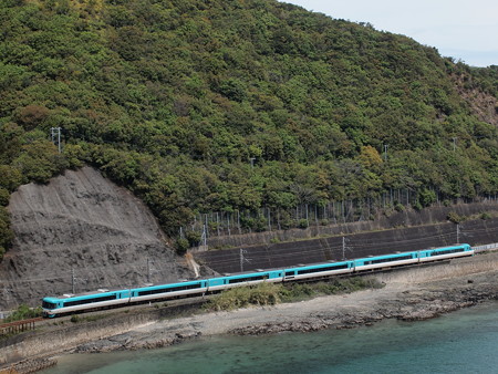 283系特急くろしお 紀勢本線紀伊浦上~下里07