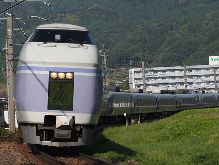 E351系特急スーパーあずさ 中央本線下諏訪~岡谷02