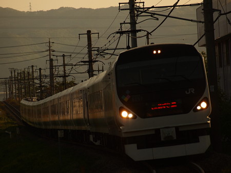 E257系特急あずさ 中央本線下諏訪~岡谷08