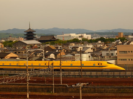 ドクターイエロー 東海道新幹線京都~新大阪