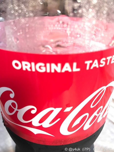 残ったコーラも暑いぜ！まいう～ORIGINAL TASTE Coca-Cola