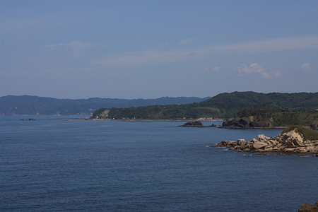 断崖からの景色@能登半島
