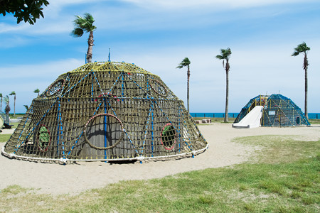 広野海岸公園 漁礁遊具