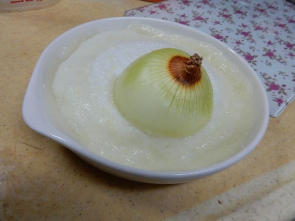 1 玉ねぎすりおろし 写真: 1 玉ねぎすりおろし