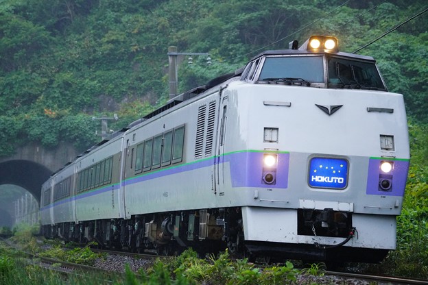 キハ183系臨時北斗95号@礼文~大岸