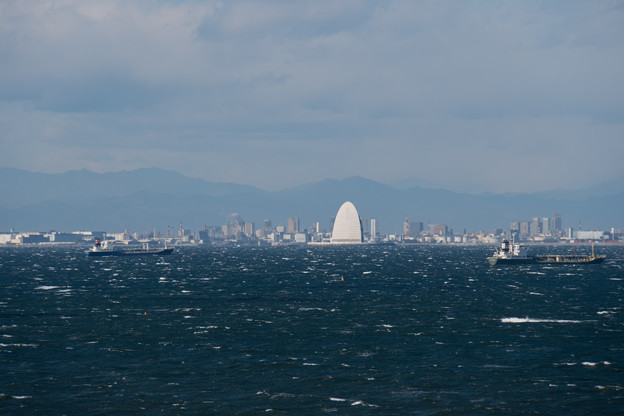 袖ヶ浦海浜公園【川崎方向の眺め】