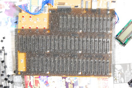 PG-1000 基盤に付いていたゴミ防止のマット
