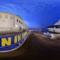 清水港日の出埠頭　セレブリティ　ミレニアム　寄港 360度パノラマ写真