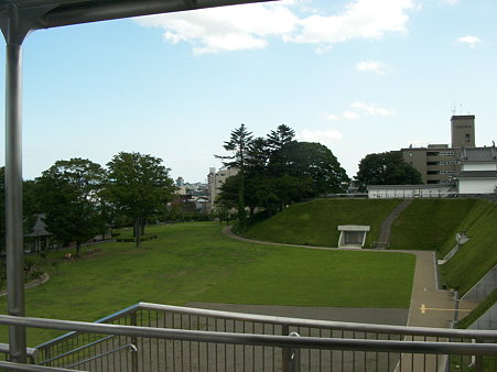 宇都宮城址公園内