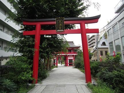 成子神社の鳥居