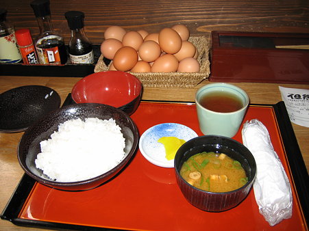 卵かけご飯定食