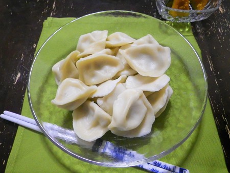 冬至は水餃子
