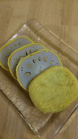 からし蓮根輪切り