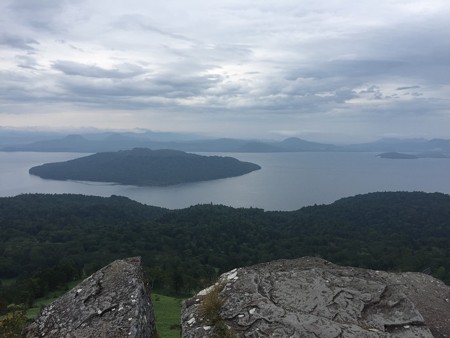 屈斜路湖全景