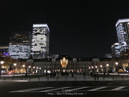171207-東京駅 夜景 (1)
