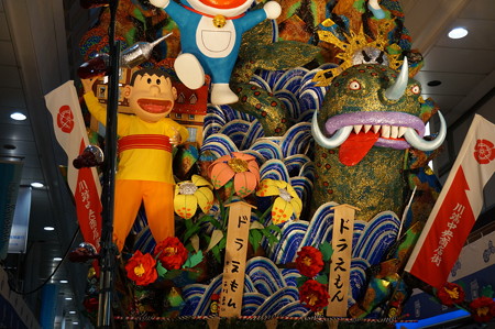 13 2014年 博多祇園山笠 飾り山笠 ドラえもん 川端中央街 (4)