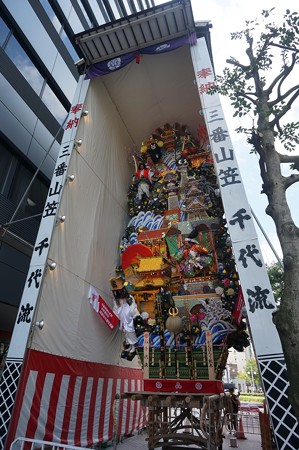 博多祇園山笠 2017年 飾り山 千代流 がんばろう熊本 (9)