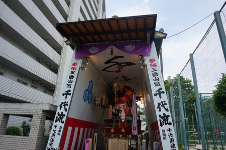 博多祇園山笠 2017年 舁き山 千代流 天晴継承譽之鬼退治 (8)