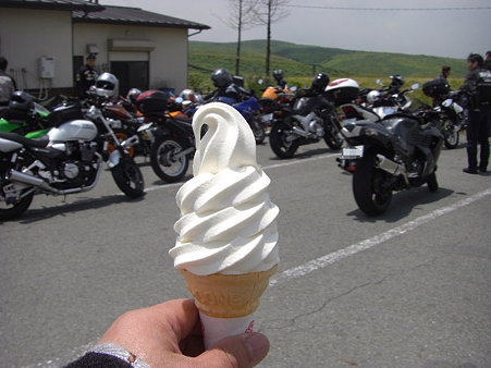 カブト岩でソフト