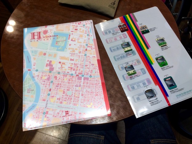 クリアファイル mati mati 3LAYER mati FILE 広島 ZENRIN 広島電鉄 路面電車