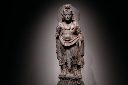 2017.10.24　東京国立博物館　菩薩立像　パキスタン・ガンダーラ