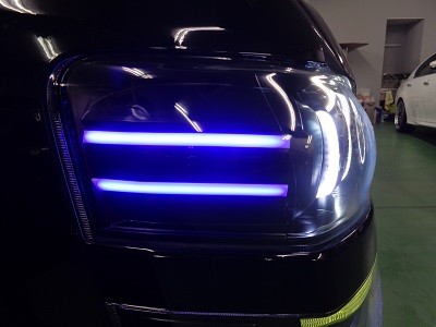 N-BOX　サイドマーカーLED　ブルー