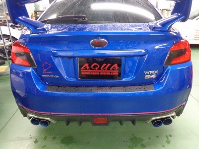 WRX S4　テールレンズ　スモークフィルム施工