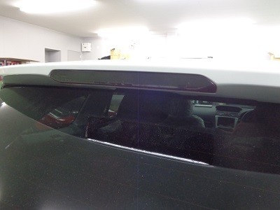 レヴォーグ　ハイマウントストップランプ　スモークフィルム貼り込み