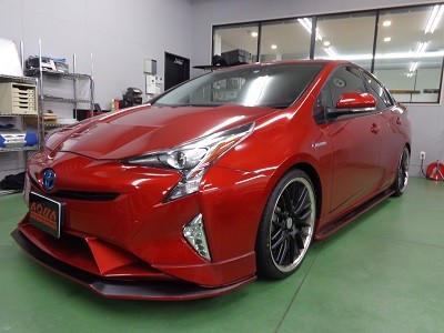プリウス５０系　岐阜県　セキュリティ取付