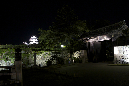 姫路城の夜景・大手門 - 1