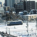 Photos: 雪の朝　田端運転所にて