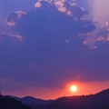 Photos: 千光寺山中麓の夕陽