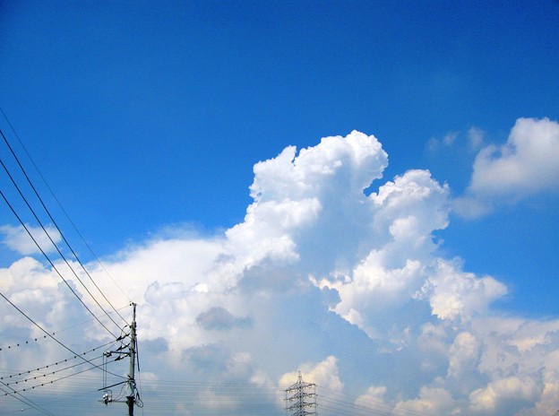 初秋の空に雲の峰 写真共有サイト フォト蔵