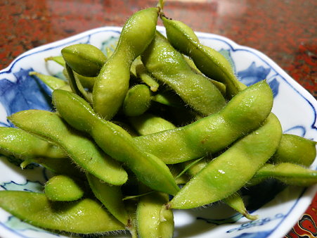 green soybean
