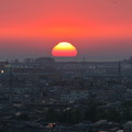 日本海に沈む夕陽