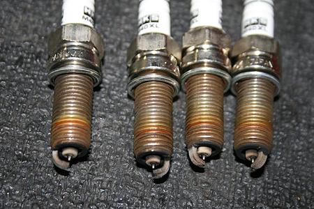メンテナンス　プラグ27000km走行後