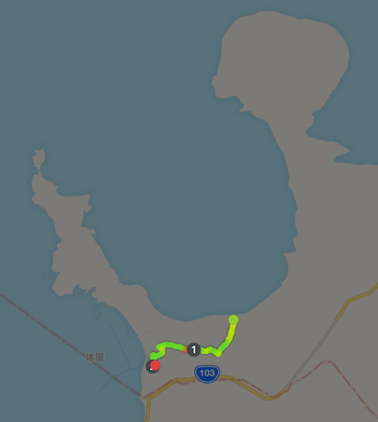 半島往復 約2km 40分の かんじきふっとパス 半島往復 約2km 40分の かんじきふっとパス