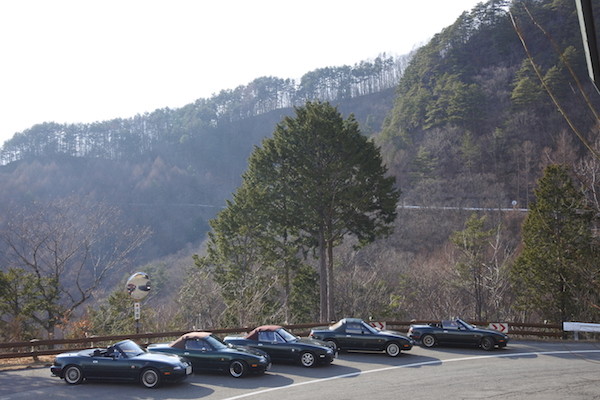 御嶽山が見えるはずの展望台へ