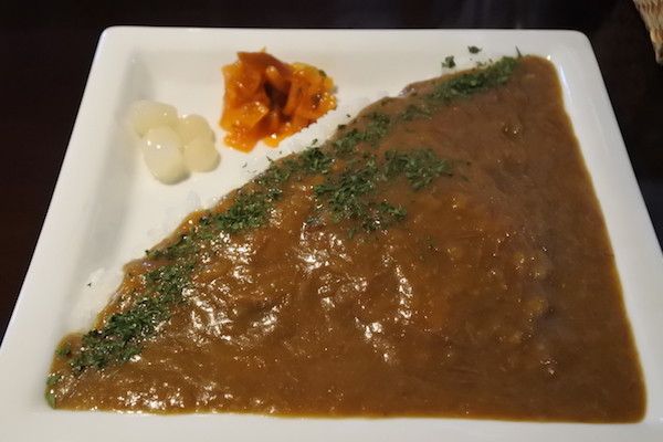100年前の味を再現したというライスカレー