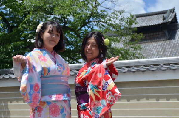 京都の街も、日本の和服も素敵