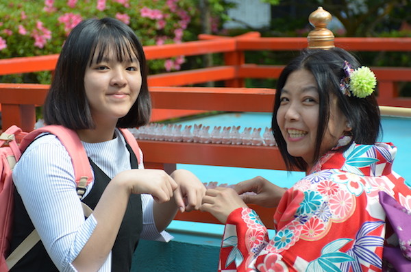 うさぎが可愛い岡崎神社へ