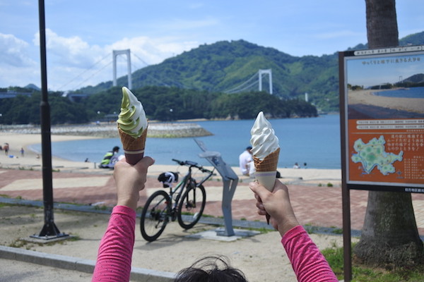 休憩の都度に糖分を補給