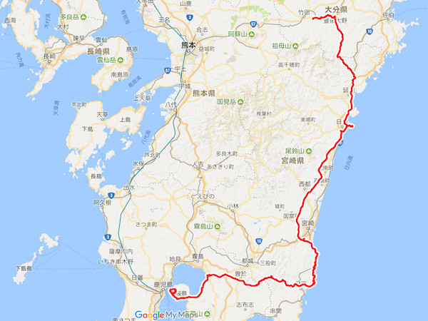 2日目は約359kmの旅