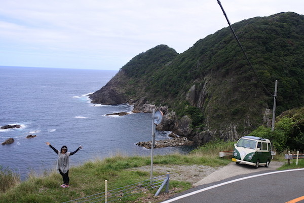 住所は豊岡市　良い雰囲気の海岸を拝見に