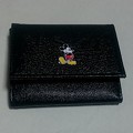 mini フリークス ストア特製 クラシックミッキー 上質レザー調 三つ折り財布