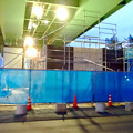Photos: 撤去作業が行われてた、矢場町交差点のお化け屋敷 - 2