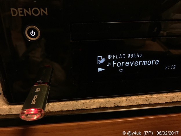 Photos: FLAC 96kHz"Forevermore" ～DENON←USBメモリーHi-Res～"ごめん、愛してる"訳あり身に純愛ドラマは泣く主題歌